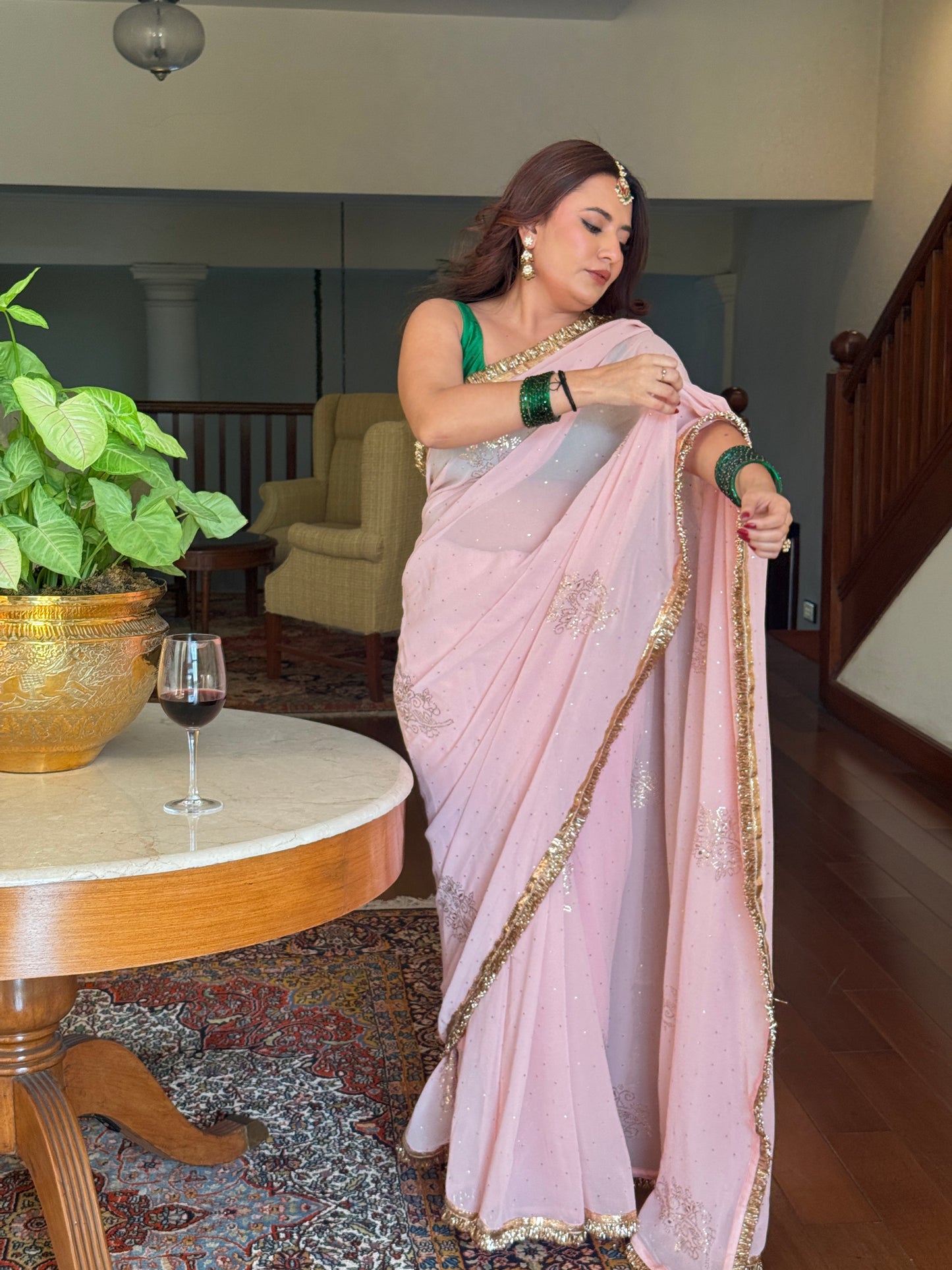 Kanak Boota Saree